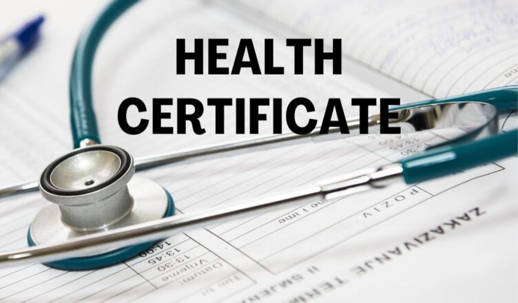 Health Certificate