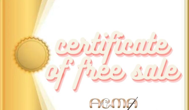 certificate of free sale