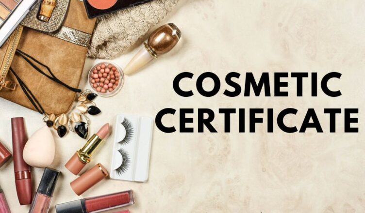 cosmetic certificate